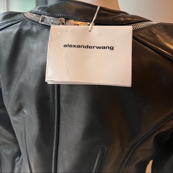 Alexander Wang Leather Jacket NWT - Picture 5 of 7